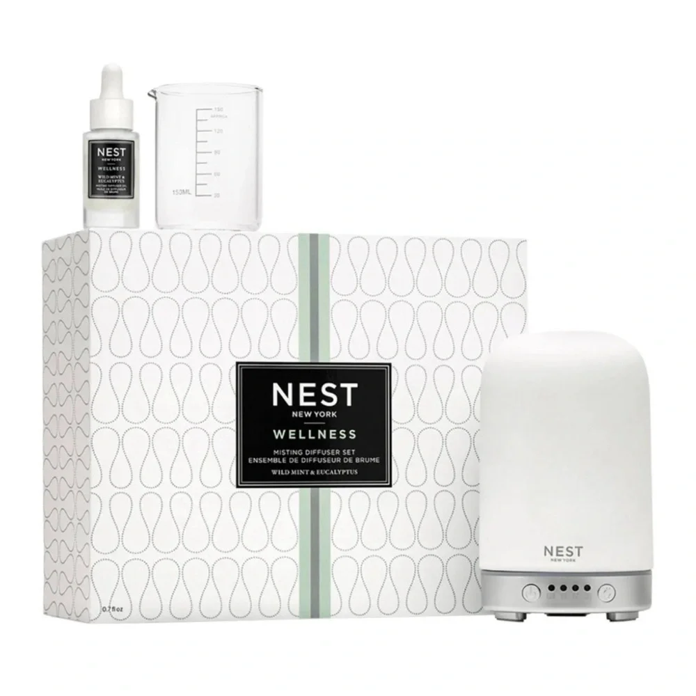 $98 NEST Wellness Mist Diffuser Set - White